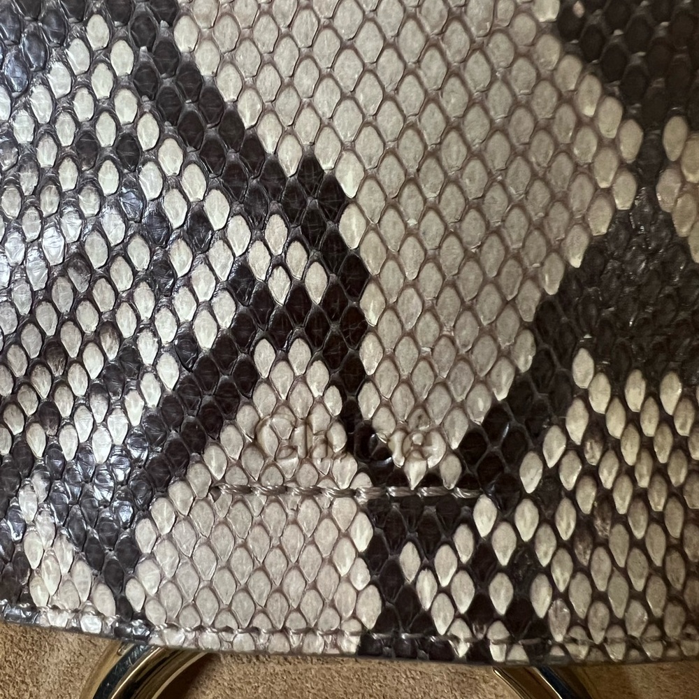 Chloe Faye Shoulder Bag Leather and Python - Picture 6 of 10